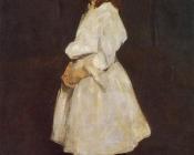 乔治 卫斯理 贝洛斯 : Little Girl in White aka Queenie Barnett
